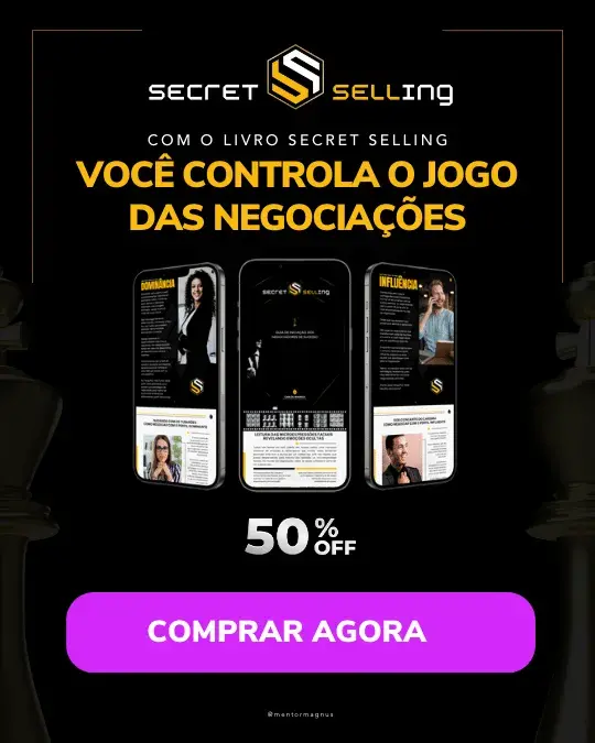 Livro de Vendas Secret Selling Carlos Magnus 50% Off